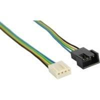 InLine 33328A PWM fläktkabelförlängning, 4-stifts Molex kontakt/uttag, 0,3 m