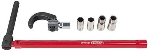 KS TOOLS kranmutternyckelsats, 6 st. (123,0040)