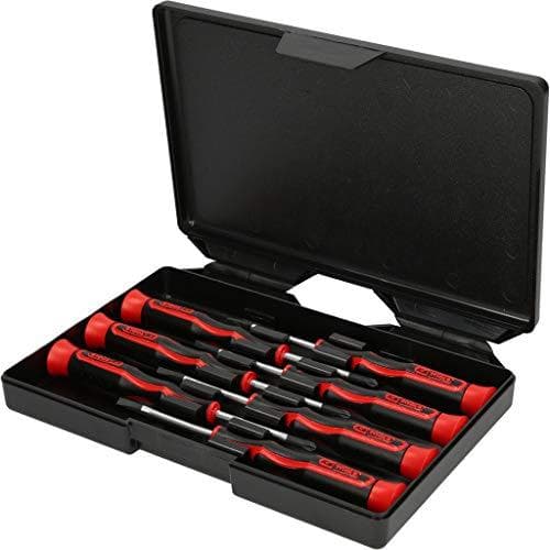 KS TOOLS tarkkuusruuvimeisselisarja PH ja ura, 7 kpl. (500.7165)