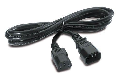APC - Virtakaapeli - IEC 60320 C13 - IEC 60320 C14 - 2,4 m - Musta - P/N:lle: SMX3000RMHV2UNC, SUA2200RMXLI3U, SUA3000I, SUA3000R2IX322/SUA3000R2IX322