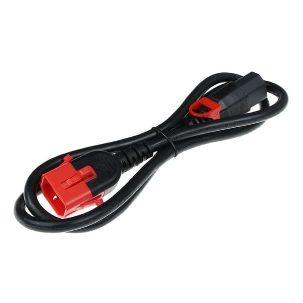 ACT Virtajohto C13 - C14 Dual IEC LOCK musta 3 m (AK5505)