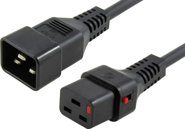 Microconnect PC1285 Strømkabel Sort 2m C19 kobling C20 kobling (PC1285)