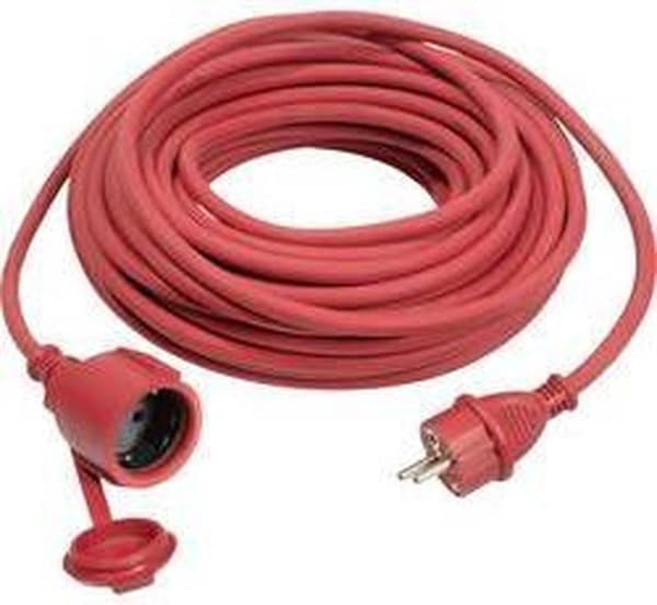 AS Schwabe gummiforlængerledning, rød, H07RNF3G, 1,5 mm² - 10 m