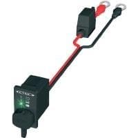 Ctek M8 1,5m - Han - Sort - Rød - XS 0,8 - MXS 3,8 - MXS 5,0 - MXS 5,0 POLAR - LITHIUM XS - MXS 7,0 - MXS 7,0 - M 45 - M 100 (56380)