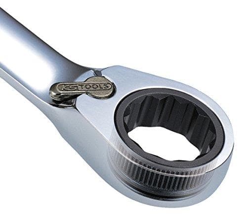 KS TOOLS DUO GEARplus kombinationsnøgle, åben skraldefunktion 17 mm, omskiftelig (503.5917)