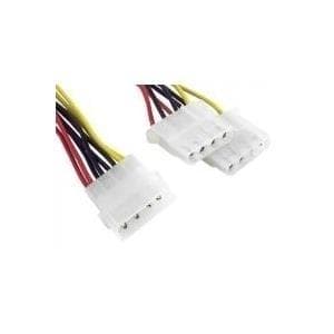 Gembird CC-PSU-1 - Strømfordeler - intern strømforsyning 4-benet (W) til intern strømforsyning 4-benet (M) - 13,3 cm
