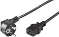 Miniatyrbild 1 av 2: Microconnect PE0771902 Strömkabel Svart 1,8 m CEE7/7 C19-koppling (PE0771902)