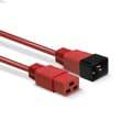 Pikkukuva 3 / 5: LINDY 30124" IEC C19 - IEC C20 jatkovirtajohto, 2 m punainen
