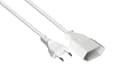 Miniatyrbillede 1 af 4: Gode forbindelser Euro Extension - 1m - Euro-stik Type C (lige) til Euro-stik (lige) - COPPER CONDUCTORS CU - Kernesektion: 0,75 mm² - Strømkabelforlæ