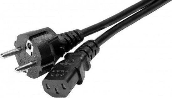 Netledning, IEC C13, sort, 5,0 m (EXC808032)