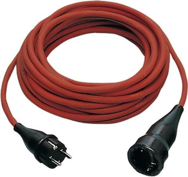 AS Schwabe gummiforlængerledning, rød, H07RNF3G, 1,5 mm² - 5 m