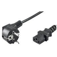shiverpeaks BASIC-S Schuko virtajohto, 3,0 m, musta - markkinoille: D / L / A / F - 1 kpl (BS6006-3)