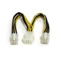 Miniatyrbillede 1 af 3: StarTech.com 6-pin PCI Express Splitter Kabel - Strømfordeler - PCI Express strømforsyning 6-pin (M) - PCI Express strømforsyning 6-pin (W) - 15cm - G