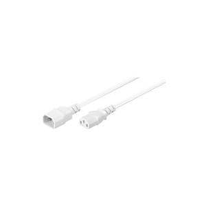 Wentronic Goobay - Virtajohto - IEC 60320 C13 - IEC 60320 C14 - AC 250 V - 10 A - 50 cm - valkoinen (97581)
