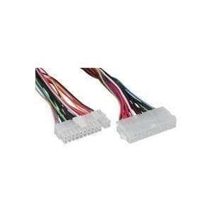 InLine® power extension intern, 24-benet hun til 20+4-benet han, 45 cm (26629A)