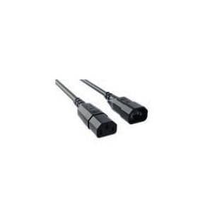 Bachmann - Strømledning - IEC 320 EN 60320 C14 til IEC 320 EN 60320 C13 - 2,0 m - Sort (356.171)