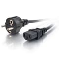 Miniatyrbillede 1 af 4: C2G 2 m 16 AWG europæisk strømkabel (IEC320C13 til CEE7/7)