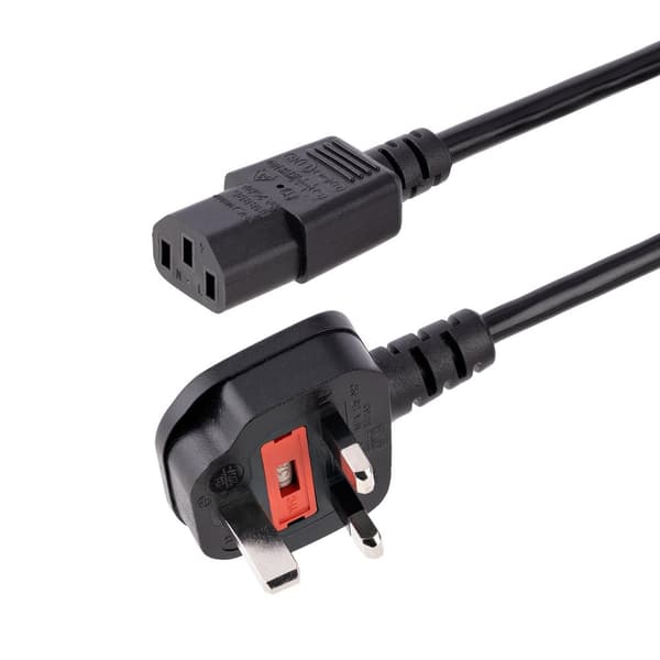 StarTech 3m UK -tietokoneen virtajohto - 3-napainen virtajohto - C13-BS-1363