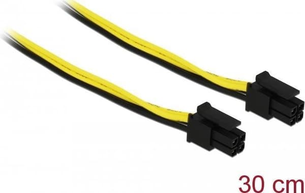 DeLOCK - virtajohto - 4-pin Micro-Fit (M) - 4-pin Micro-Fit (M) - 30 cm