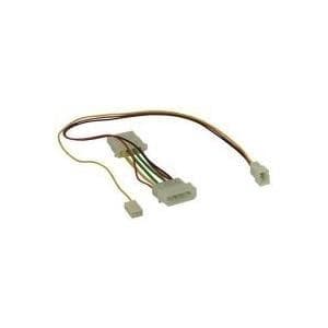 InLine® blæseradapterkabel, 12V -til 7V, med hastighedsmålersignal (33007T)