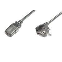 Digitus ASSMANN - Strømledning - IEC 60320 C13 (M) til CEE 7/7 (SCHUKO) (M) - AC 250 V - 2,5 m - støbt - Sort (AK-440100-025-S)
