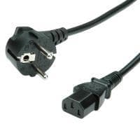 VALUE virtajohto, suora IEC-pistoke 1,8 m (19.99.1018)