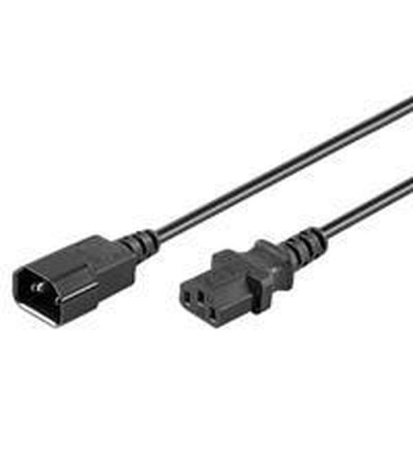 Goobay 95125 strømledning Sort 1 m