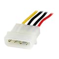 Miniatyrbillede 2 af 3: StarTech.com 12" Molex LP4 strømforlængerkabel M/F