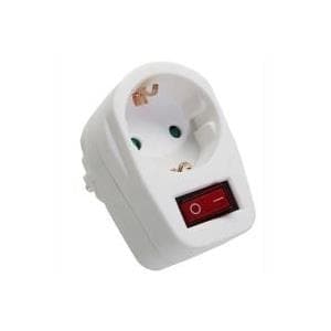 Wentronic NK Switch - Indendørs - AC1-til-AC2 - Universal - RoHS - CE - GS. - Hvid - 50 x 40,9 x 38,6 mm (16661W)
