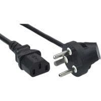 InLine netledning Netstik Danmark - IEC/hun 1,8 m sort (16652K)