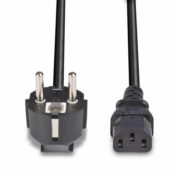 Lindy IEC-strømledning, 3 m strømledning med IEC-stik - Sort (30336)