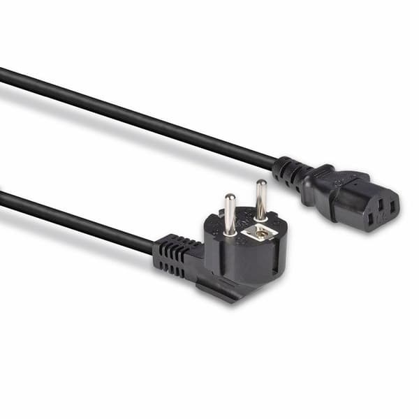 Lindy IEC-strømledning, 3 m strømledning med IEC-stik - Sort (30336)