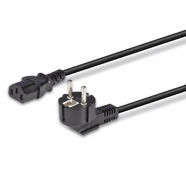 Lindy IEC-strømledning, 3 m strømledning med IEC-stik - Sort (30336)