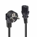 Miniatyrbillede 1 af 5: Lindy IEC-strømledning, 3 m strømledning med IEC-stik - Sort (30336)