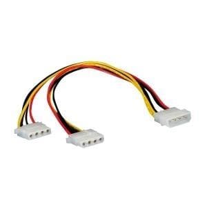 ROLINE Y-kabel 4 pin. HDD / 2 x 4 ben. HDD (03/11/1005)
