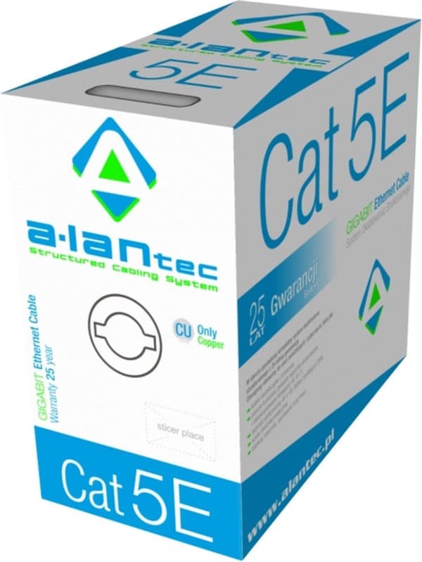 A-LAN KIU5PVC305 netværkskabel Grå 305 m Cat5e U/UTP (UTP)