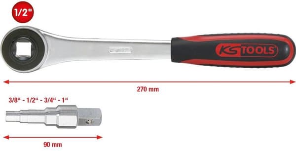 KS Tools Kølernøglesæt 3/8"-1" 2-delt 130.3000