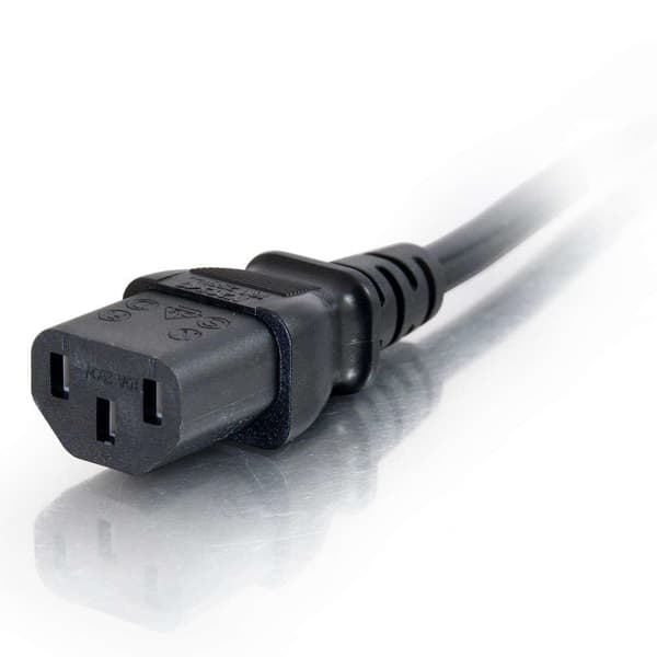 3m 16 AWG europæisk strømkabel (IEC320C13 til CEE7/7)