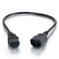 Miniatyrbillede 2 af 4: C2G Computer Netledning Forlænger - Strømforsyning forlængerledning (250 VAC) - IEC 320 EN 60320 C13 - til - IEC 320 EN 60320 C14 - 5 m (88506)