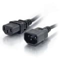 Miniatyrbillede 1 af 4: C2G Computer Netledning Forlænger - Strømforsyning forlængerledning (250 VAC) - IEC 320 EN 60320 C13 - til - IEC 320 EN 60320 C14 - 5 m (88506)