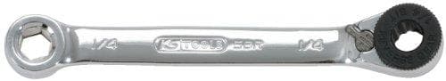 KS TOOLS GEARplus minibit vendbar skraldenøgle 1/4"x1/4 (503.4691)