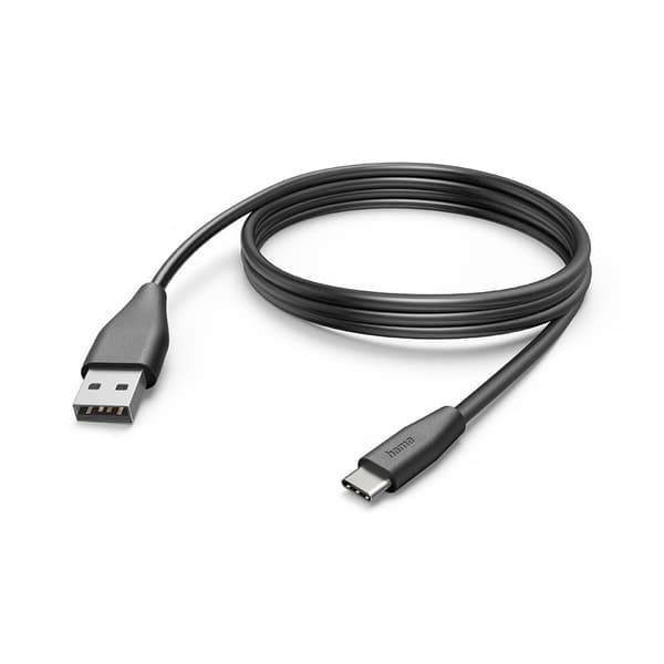 HAMA Ladekabel USB-A til USB-C Svart 3.0m