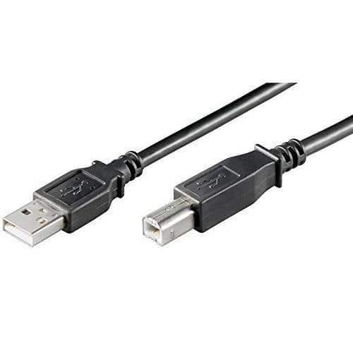 PremiumCord USB 2.0 A B Kabel 3 m Svart - ku2ab3bk