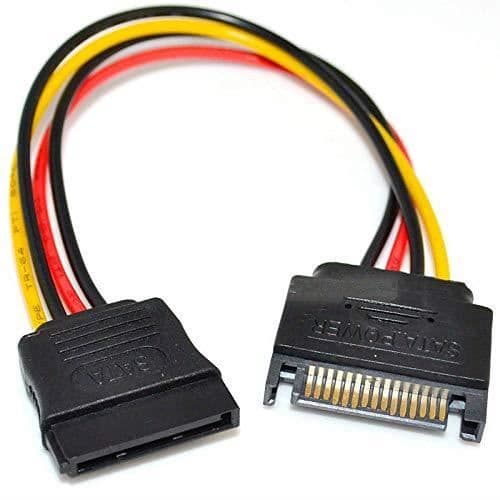 PremiumCord 16cm Serial ATA HDD Strömkabel - kfsa-10