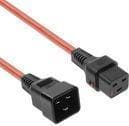 ACT AK5204 virtajohto musta - punainen 3m IEC C20 IEC C19 (AK5204)