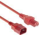 ACT Powercord C14 - C15 rød 0,6 m (AK5298)