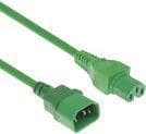 ACT Powercord C14 - C15 grøn 0,6 m (AK5302)