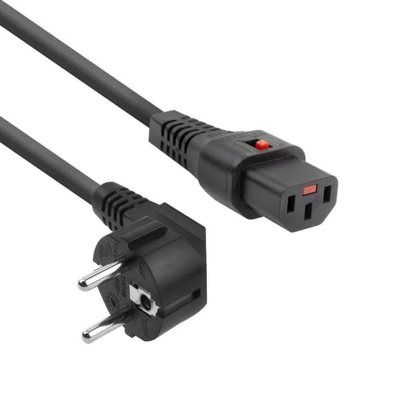 ACT AK5220 strømledning Sort 5 m CEE7/7 C13 stik
