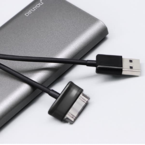 INF 30-nastainen USB-kaapeli / latauskaapeli tietojen synkronointiin MustaSamsung P1000 1 m