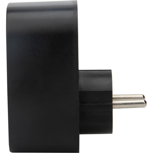 J&EL adapter USB A+C og 16A stikkontakt sort